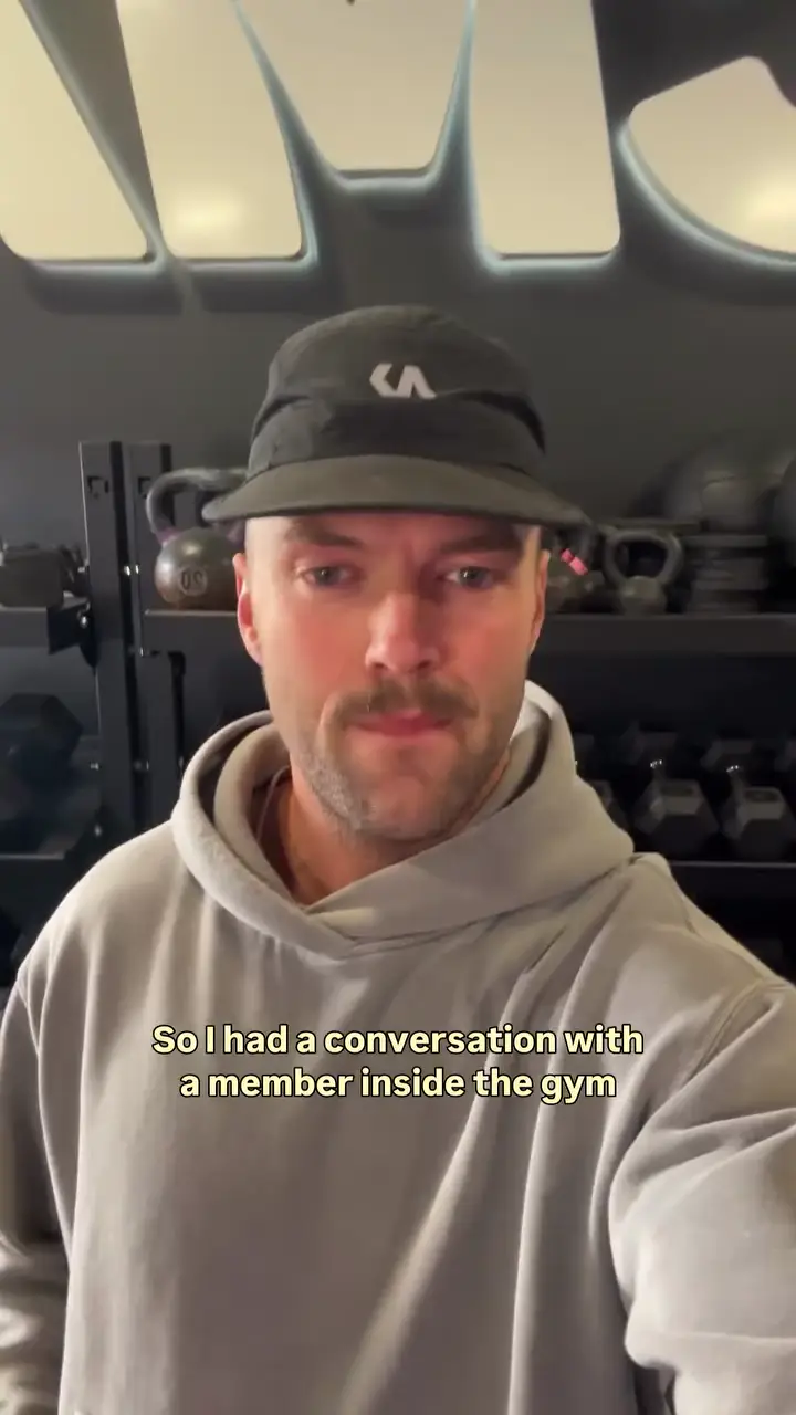 Blair talking to camera